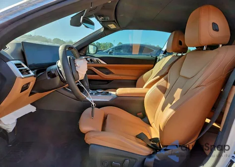 2025 BMW 430I z USA, uszkodzony, nr VIN WBA33DB00SCS60406